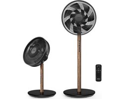Stille Staande Ventilator - Torenventilator Verstelbaar - Ruimte Koelen - 128dB Geluidsniveau - 1980 m³/h - Zwart