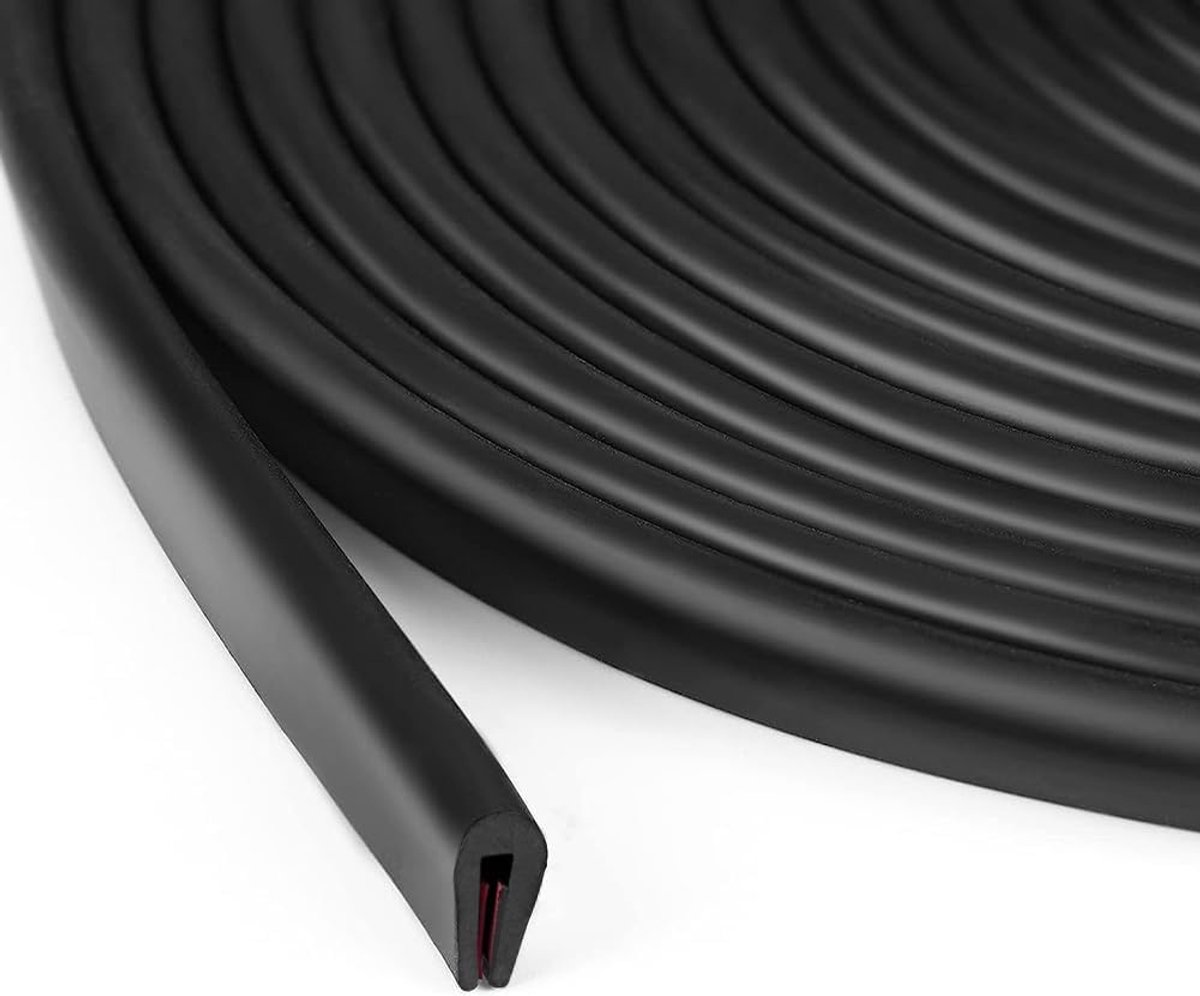 Dailygoods - Randbeschermprofiel - Rubber U-vormige Randbescherming voor Geluidsisolatie