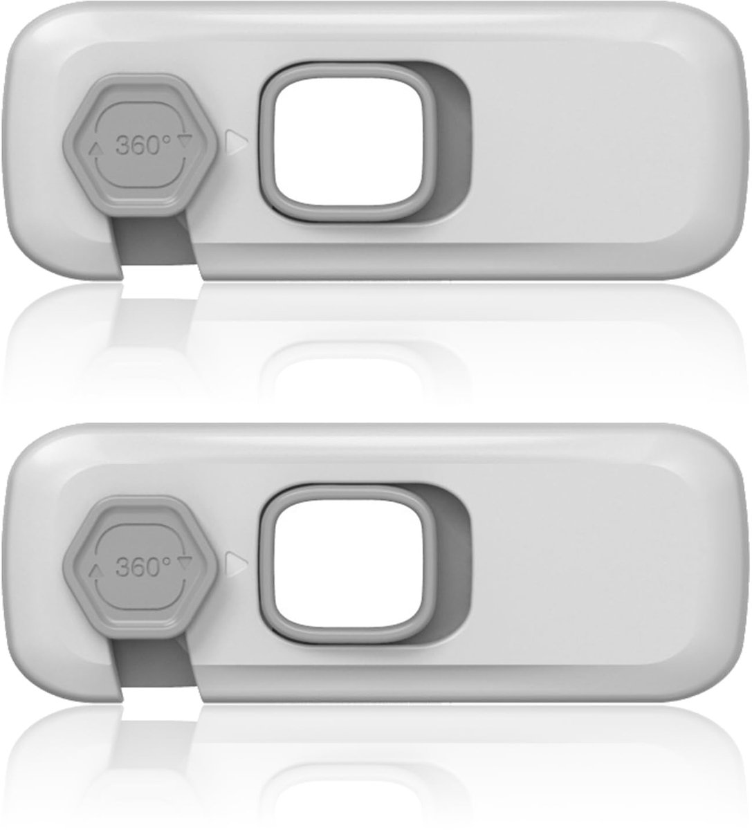 Dailygoods - 2 Stuks Kindveiligheidslot voor Koelkast en Deuren - Kindbescherming