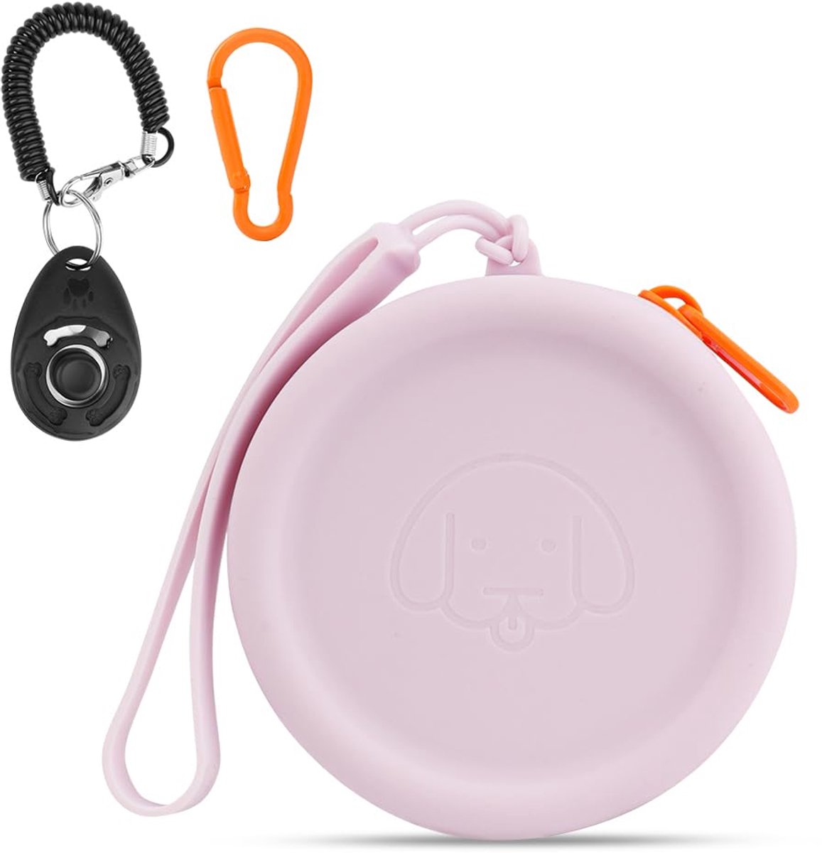 Dailygoods - Silicone Hondensnack Tas met Clickers - Dog Training en Wandelen voor Honden en Katten