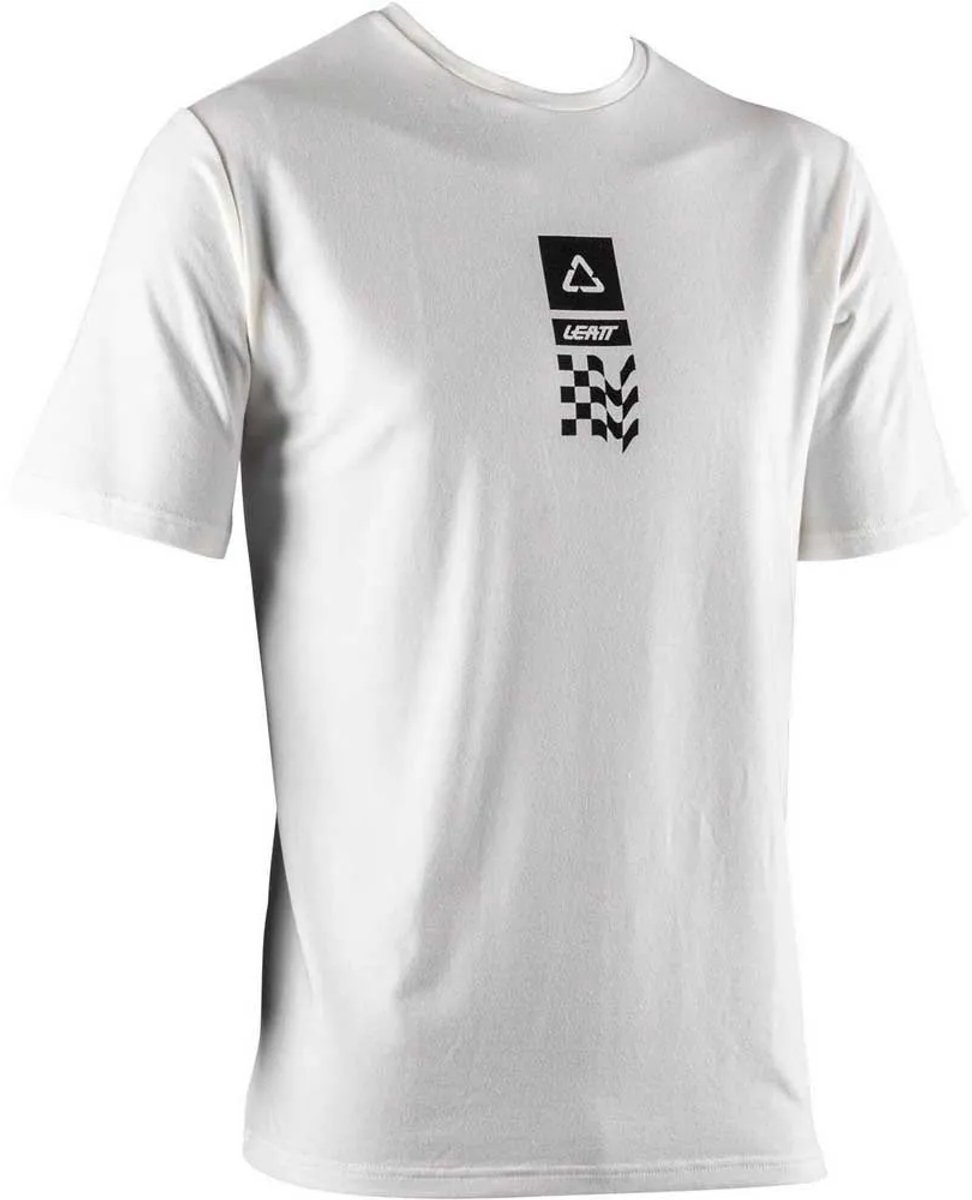 Leatt Core T-shirt Met Korte Mouwen Man Wit