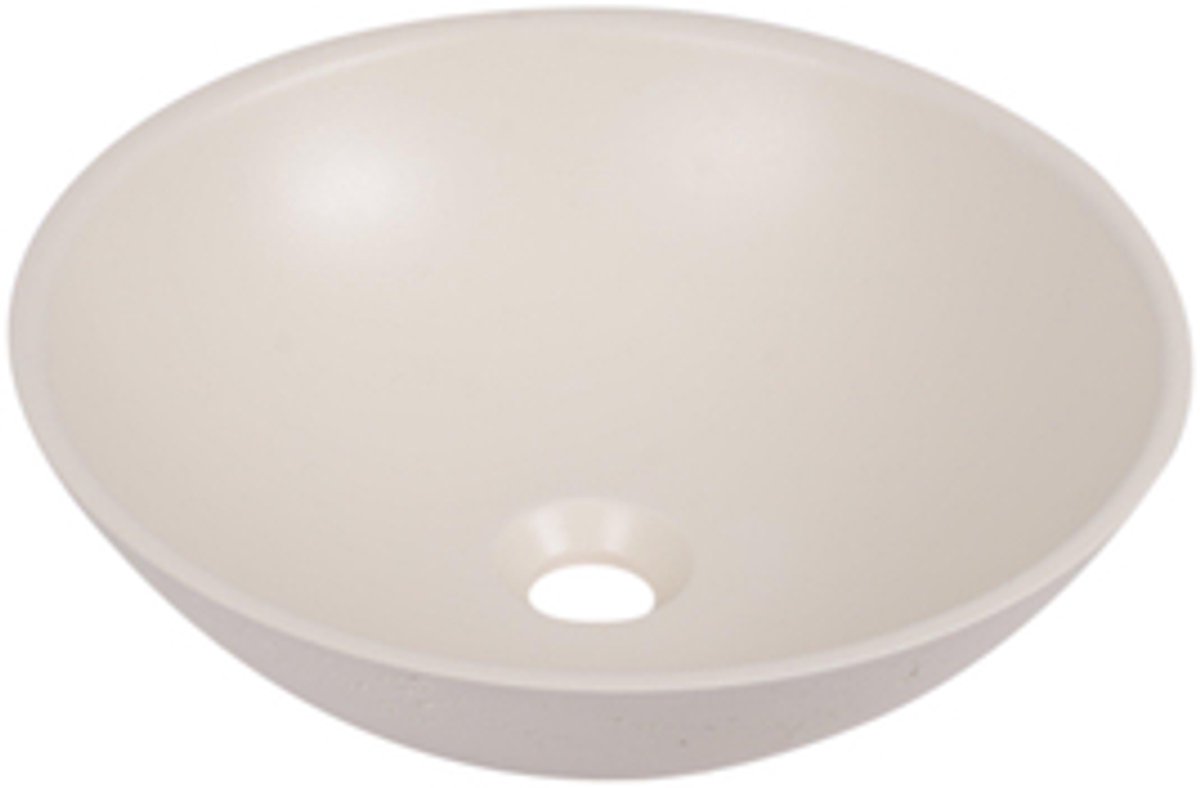 Fugaflow Eccelente Pietra Waskom - 40x12.5cm - solid surface - off-white