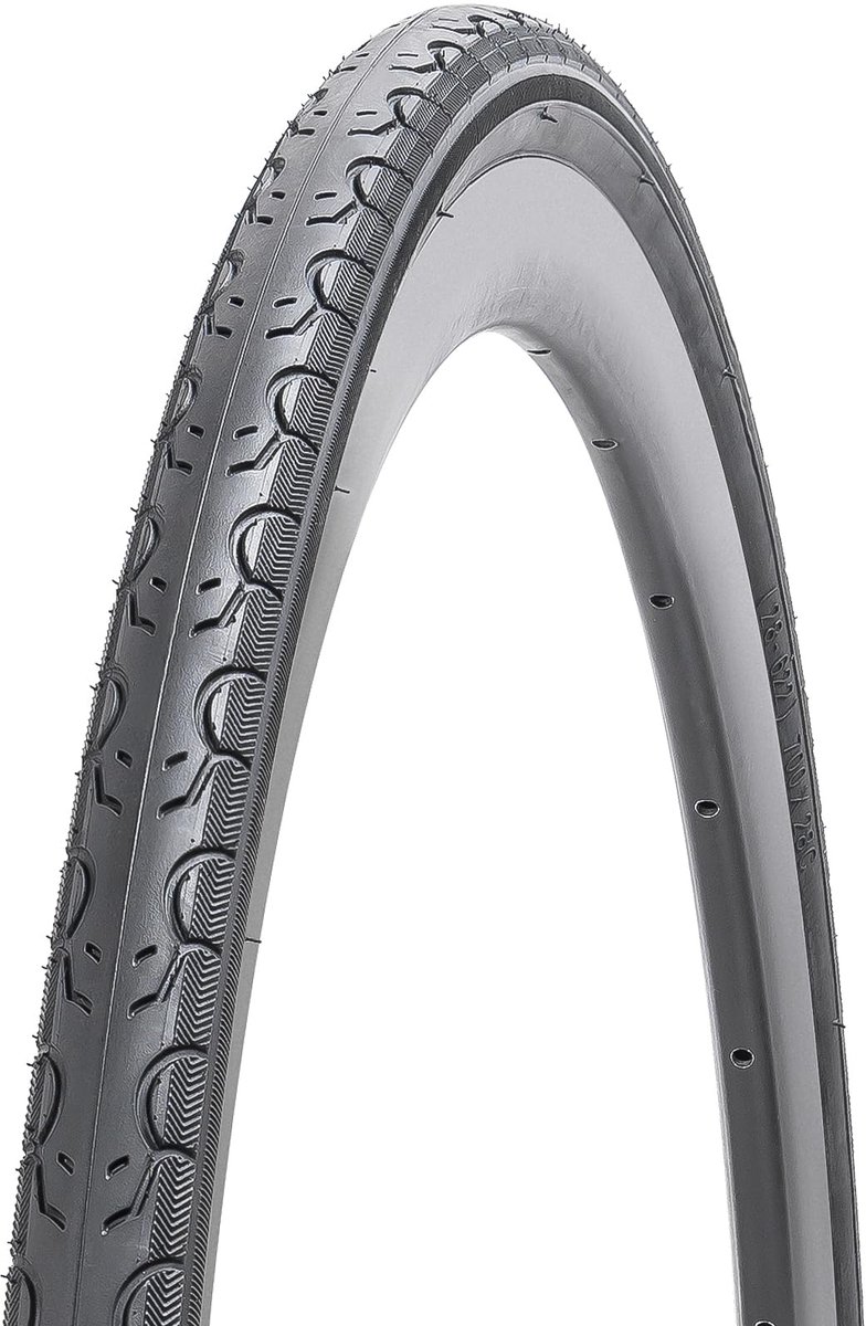 SnelShoppen - 700x38C Fietsbanden 28 inch, Zwart, Geschikt voor City/Racefietsen, Reservewiel, Duurzaam, Comfortabel, 40-622