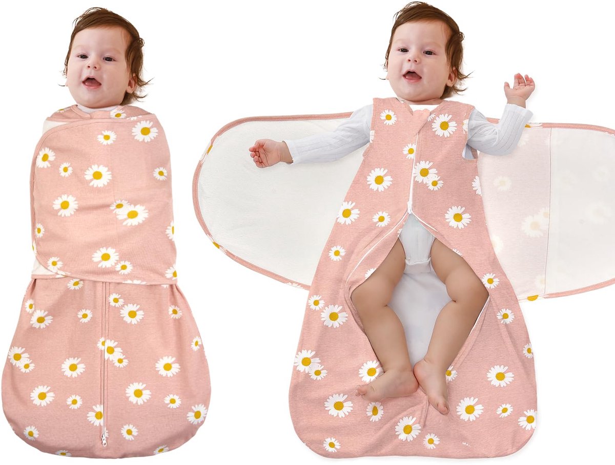 SnelShoppen - Babyslaapzak 1.0 TOG, 100% Katoenen Zomerslaapzak voor Baby's, Geschikt voor 0-6/6-12 maanden, Ideaal voor Warmere Dagen