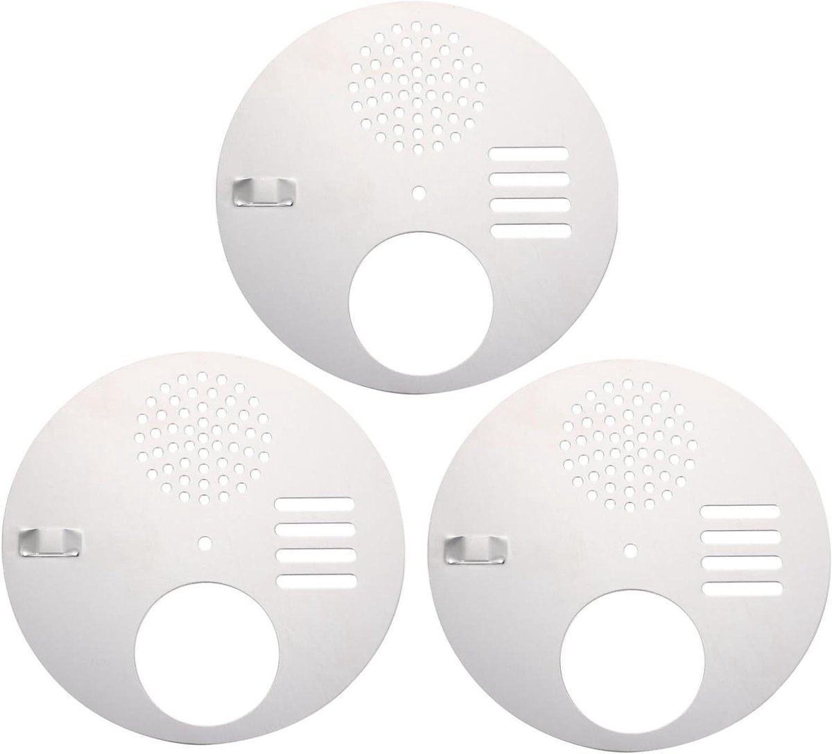Bijenkast Deurtjes - Ventilatie Roosters - Luchtcirculatie Bijenkast - Roestvrij Staal - 12.5 cm - Zilver