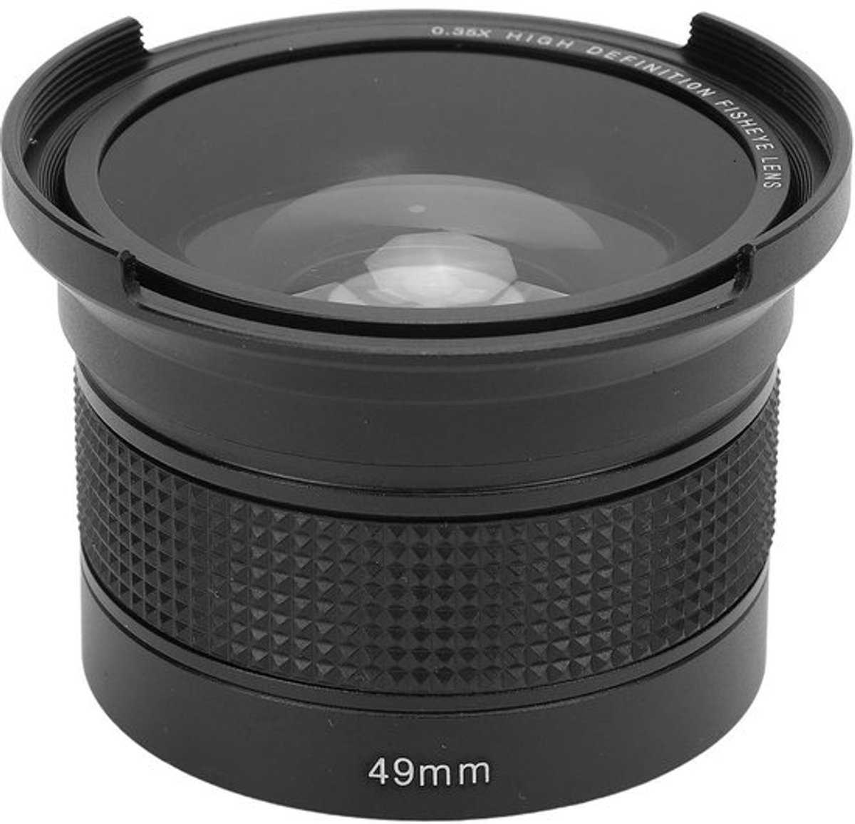 Fisheye-Lens 0,35x Ultragroothoek - Panoramische Macro-fisheye-Lens - 2-in-1 Afneembare Lens - AF IR-compatibel - Geschikt voor alle soorten fotografie - Groothoeklens