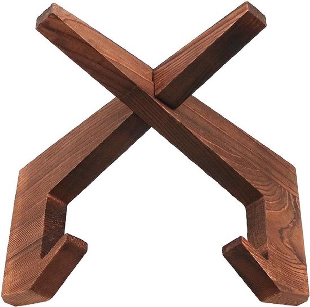 Kookboekhouder - Draagbare standaard - Hout - Opvouwbaar - Boerderij - Display - Keuken - Koken - Lezen - Handsfree - Houten Kookboekhouder geschikt voor diverse boeken.