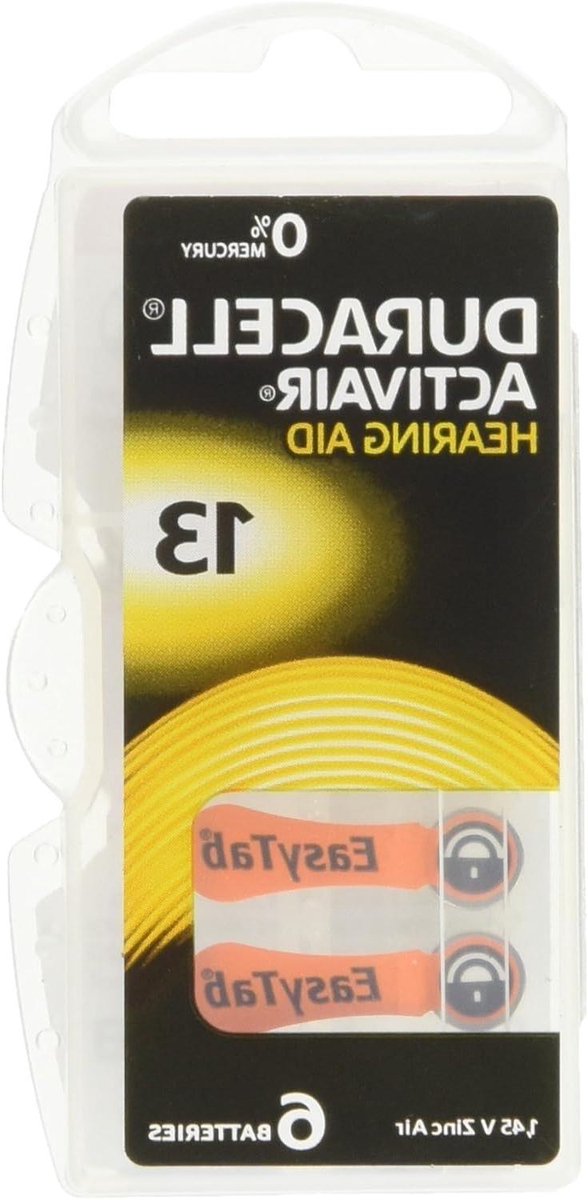 Gehoorapparaat Batterijen - Oplaadbare Batterijen - Luisterplezier - Easy Tab - 60 stuks - Oranje