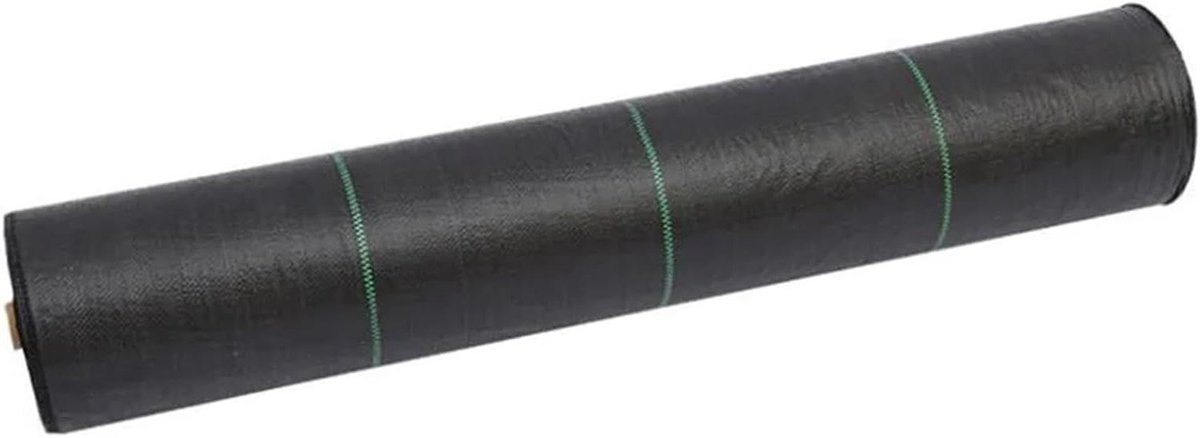 Gronddoek Onkruidcontrole - Tuinmembraan Onkruiddoek - Tuinonderhoud - Waterdoorlatend UV-gestabiliseerd - 5 Meter - Zwart