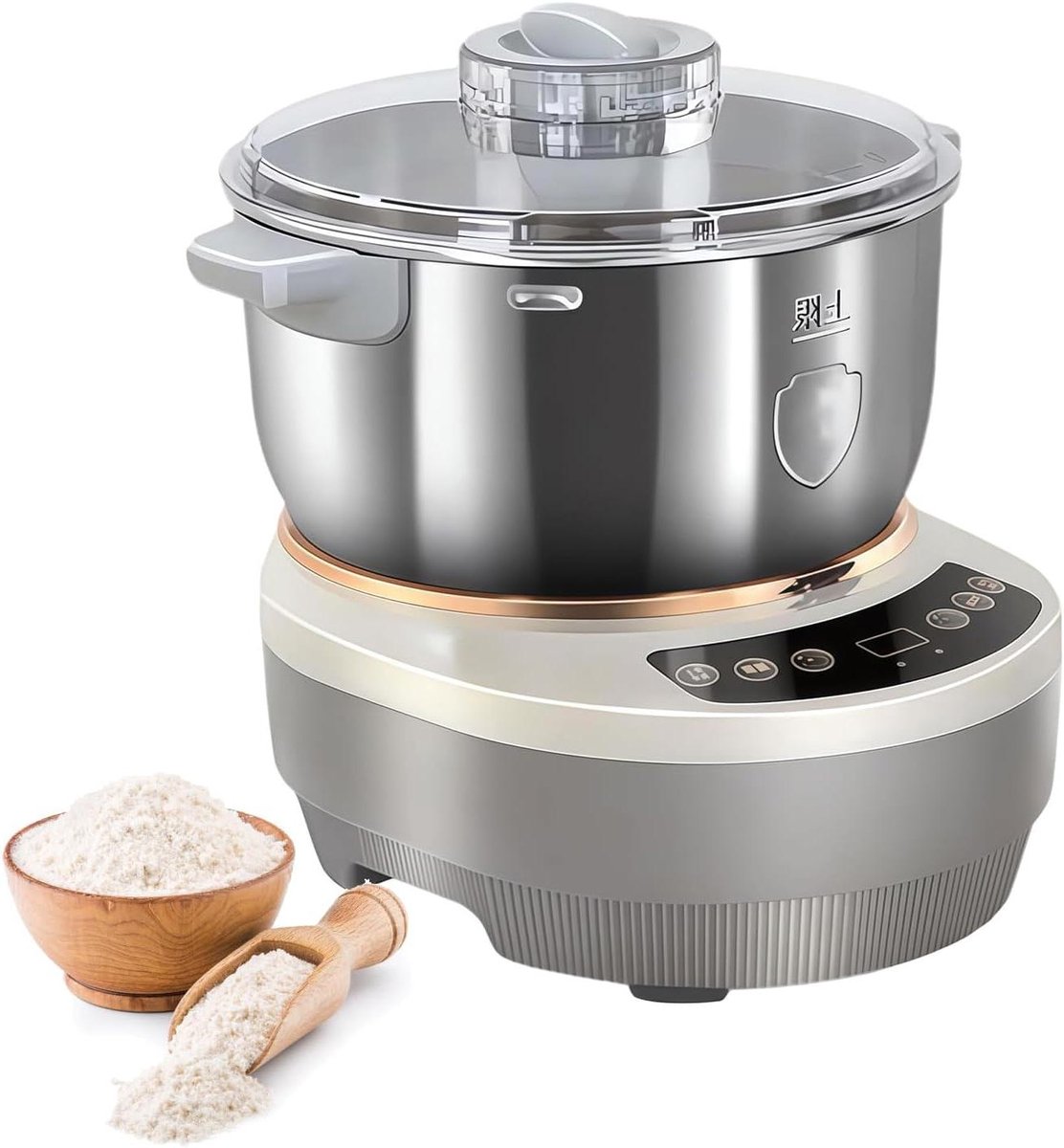 Deegmaker met Fermentatie - Broodmachine Kneedmachine - Thuis Bakken - Automatisch Kneed- en Fermenteer - 5L - Wit