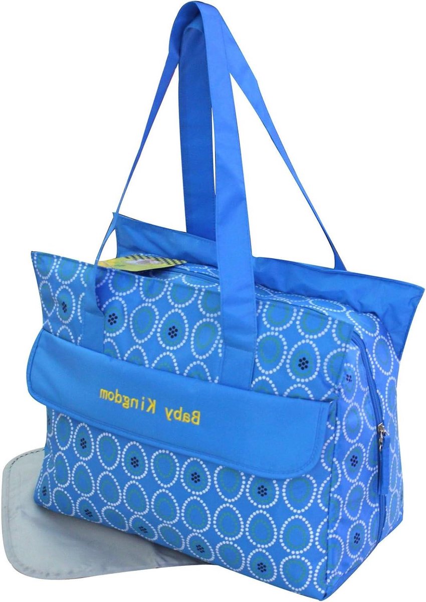 Verzorgingstas - Luiertas Babytas - Baby Dagtocht - Waterafstotend Polyester - 40 x 26 x 20 cm - Blauw