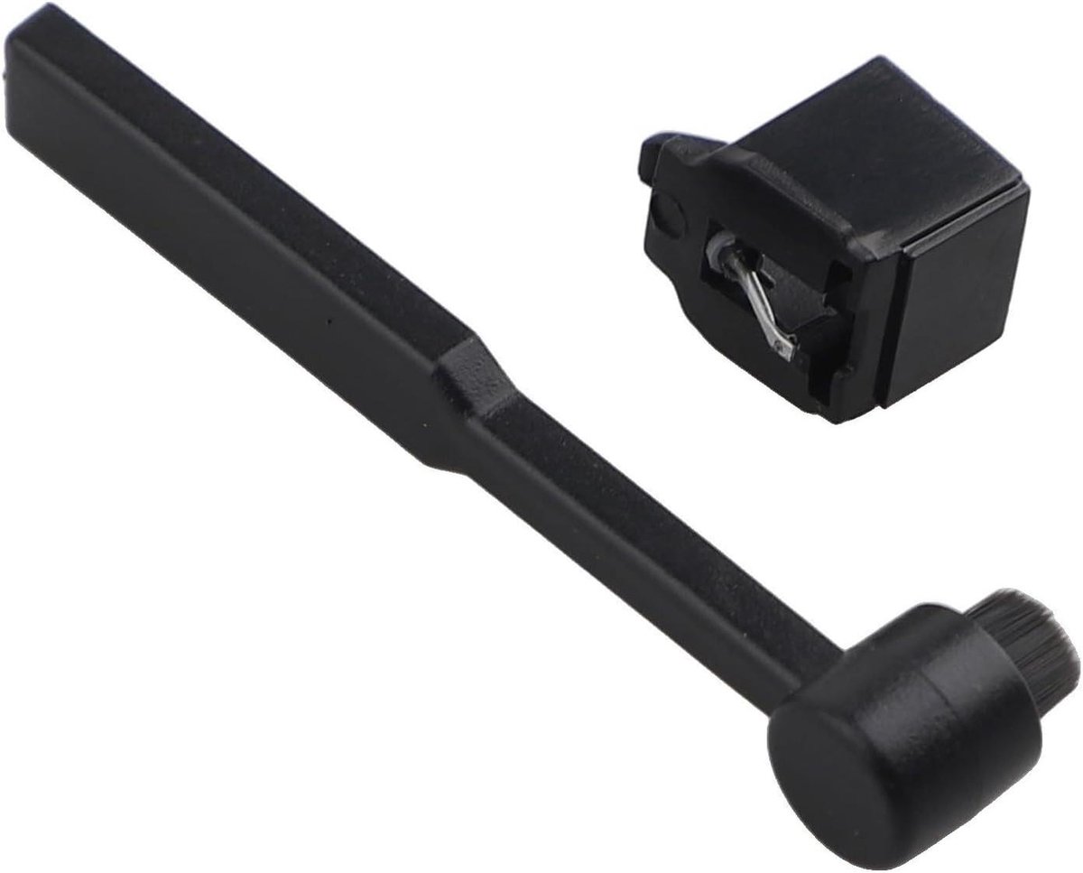 Platenspeler Naald - Naaldvervanging Vinyl - Muziek Luisteren - Elliptische Naald - 03 x 07 mm - Zwart