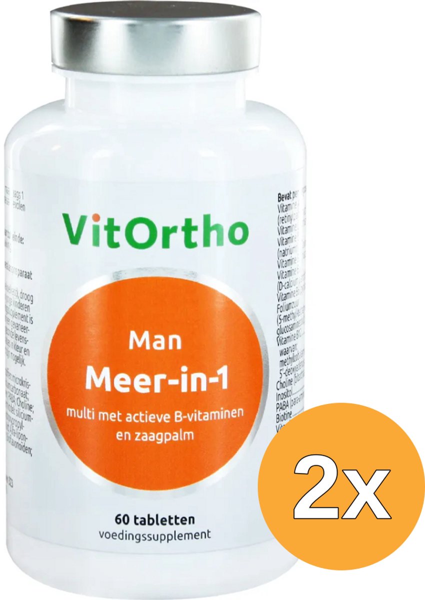 2x Vitortho Meer In 1 Man (60 tabletten)