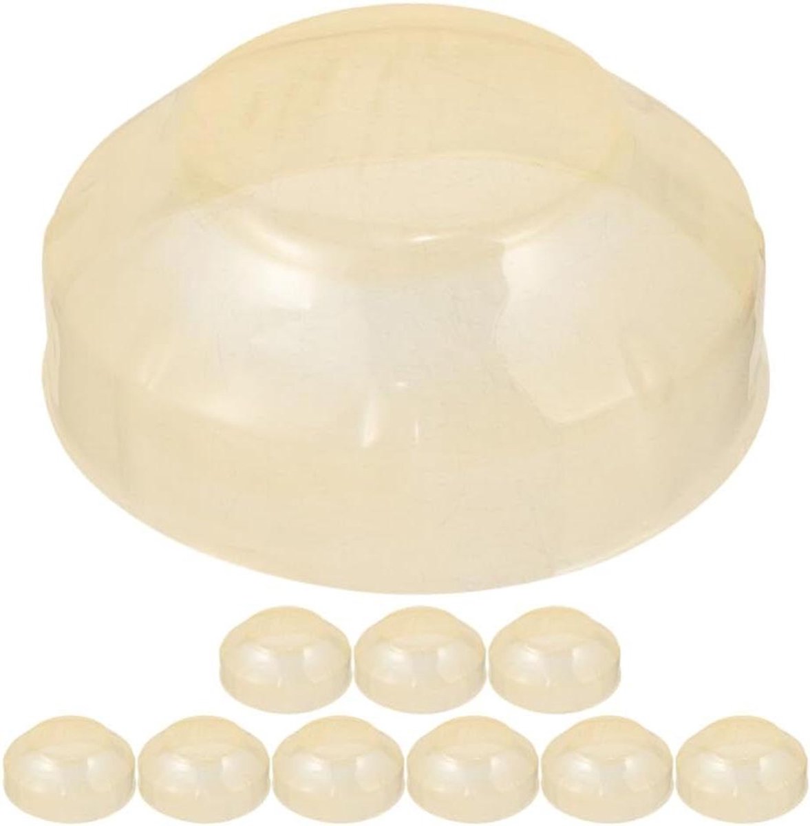 Rookmelder Afdekking - Alarm Beschermer - Stof Vrij Houden - Duurzaam Plastic Materiaal - 10.5x10.5x4cm - Wit
