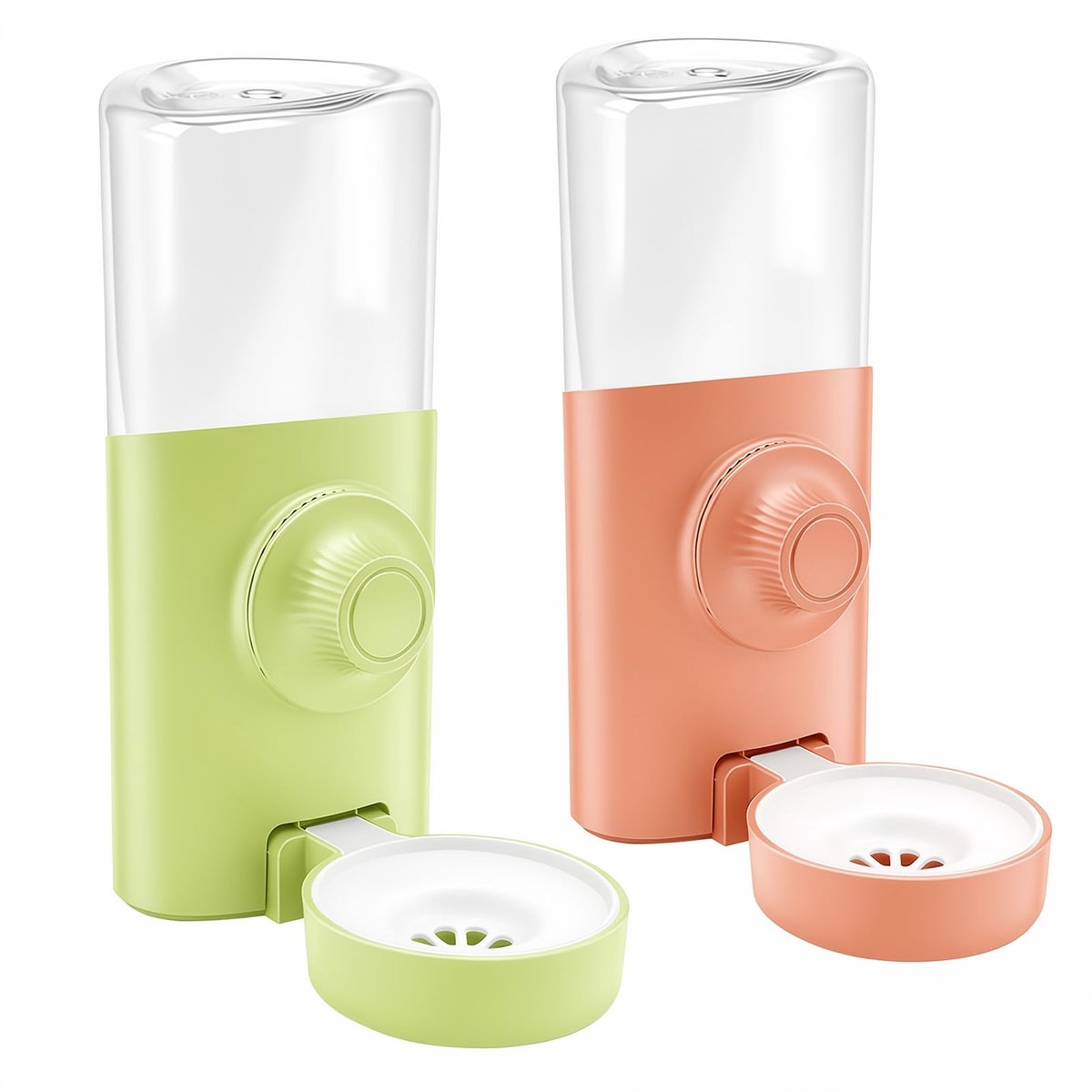 SnelShoppen - Automatische Drinkfles voor Konijnen & Knaagdieren 600ml - 2 Stuks Hangende Waterspender voor Cavia's, Chinchilla's, Hamsters & Fretten