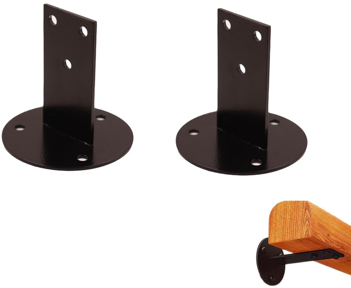 Dailygoods - 2 Leuninghouders - Wandleuning Beugel voor Binnen en Buiten