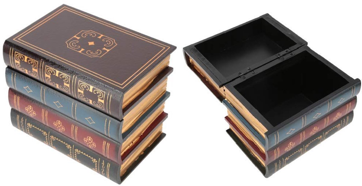 SnelShoppen - Vintage Opbergbox voor Boeken en Decoratie, Opbergdoos voor Kantoor of Thuis, Stijlvol en Functioneel, Ideaal voor Organisatie, #2