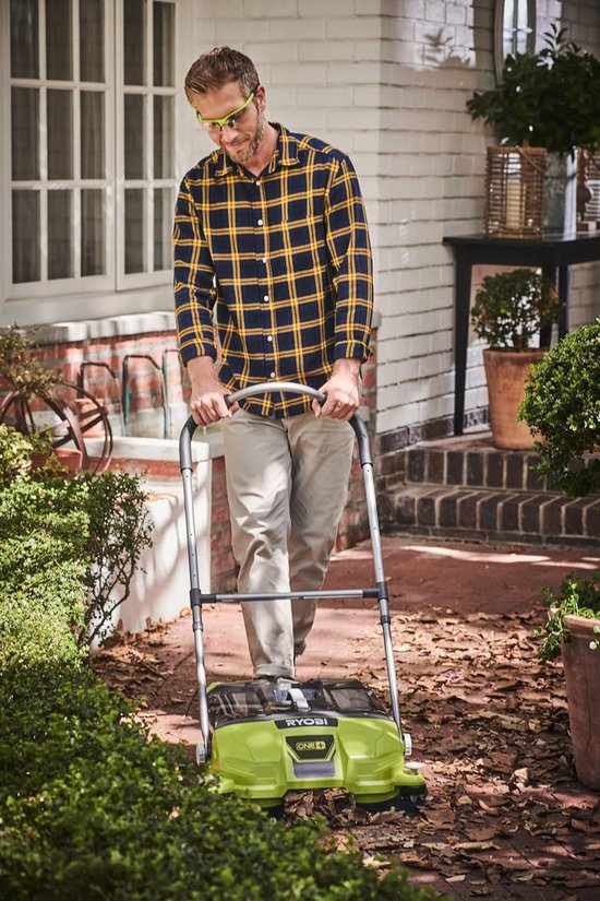 Accu Veegmachine - Zelfaandrijvende veger - Werkplaats reinigen - Snelheid instelbaar - 53 cm breed - Groen — afbeelding 2