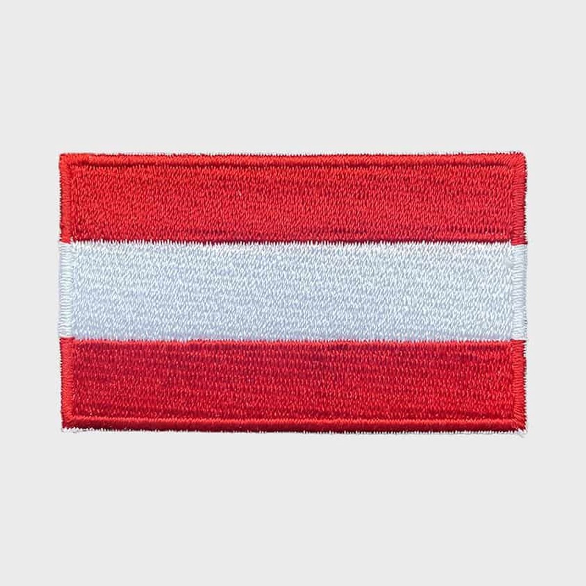 Patchy® – Oostenrijkse vlag Strijk Embleem Patch 6.5 x 4 cm