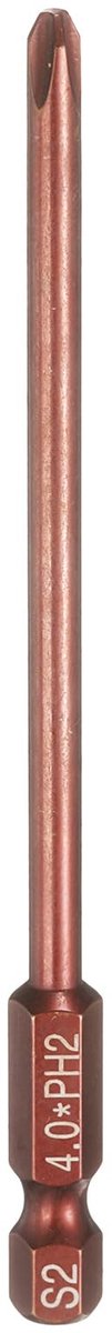 Phillips Schroevendraaier Bit Set PH2 met 1/4" Sechskantschacht 100mm