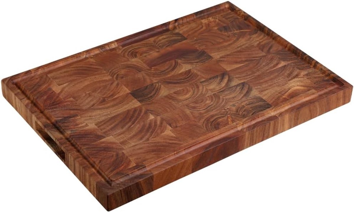 KESPER | Snij- en trancheerplank, materiaal: acaciahout, afmetingen: 50 x 35 x 3,5 cm, kleur: bruin, naturel | 29154