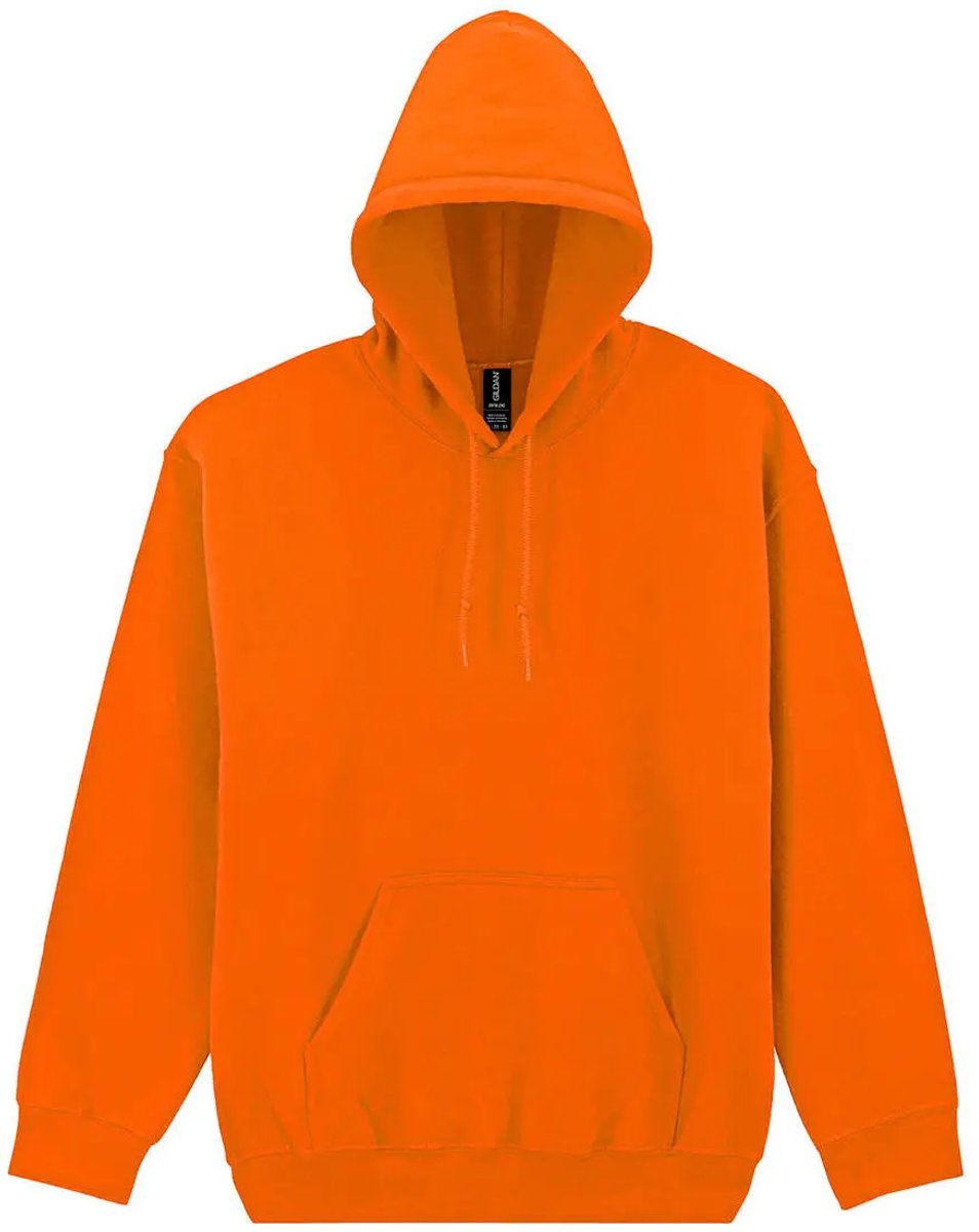 Fruit of the Loom - Kids` Premium Hooded Sweat - Heather Grey - 152 (12-13)