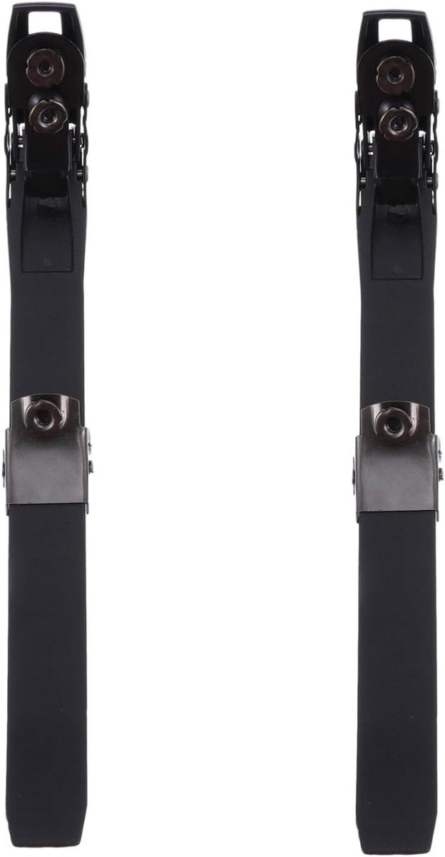 Roller Skate Gespen - Skeeler Riemen - Schoenen Bevestigen - Verstelbare Lengte - 25 x 2.5 cm - Zwart