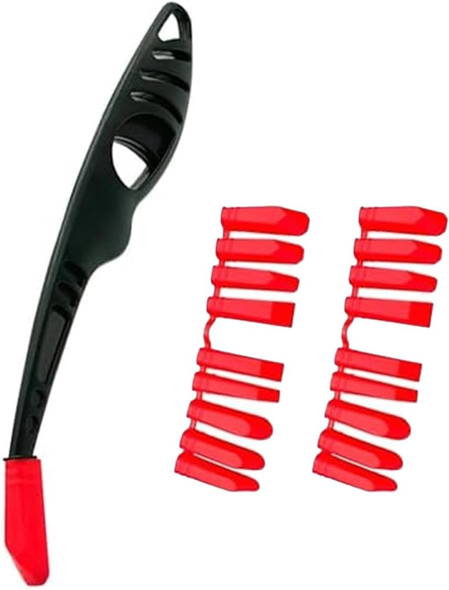 Set van 2 silicone voegafwerkers met mal voor voegen, veelzijdige spatula voor tegels en voegen