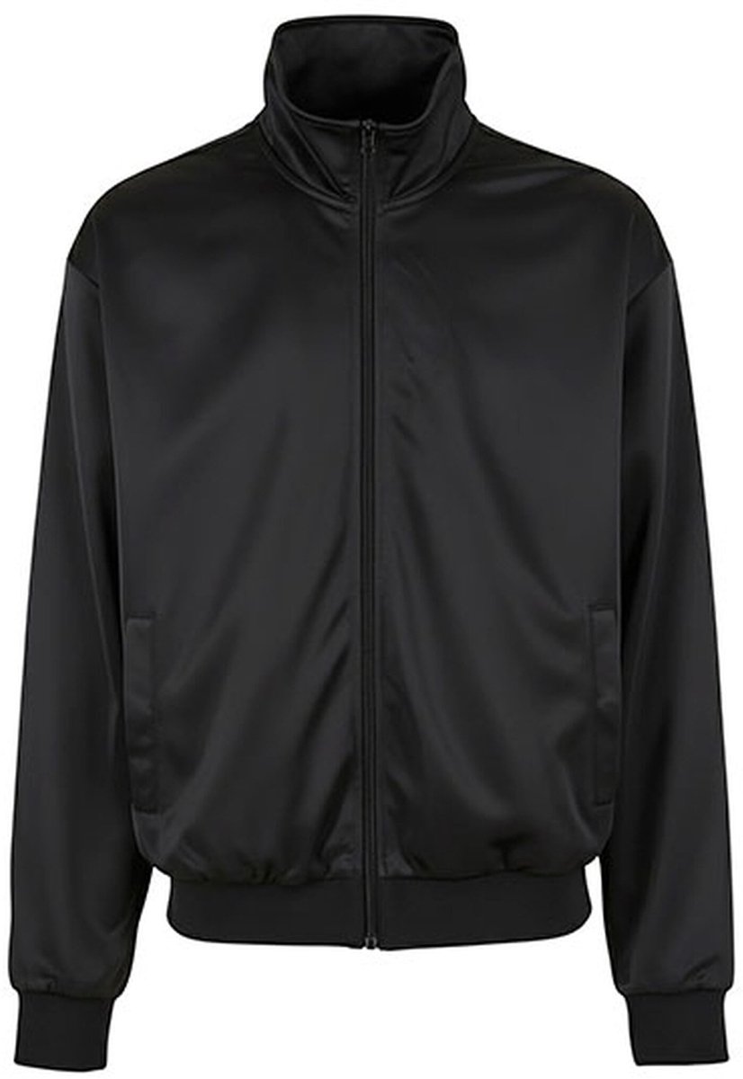 Build your Brand Tricot Track Jacket BY425 Zwart