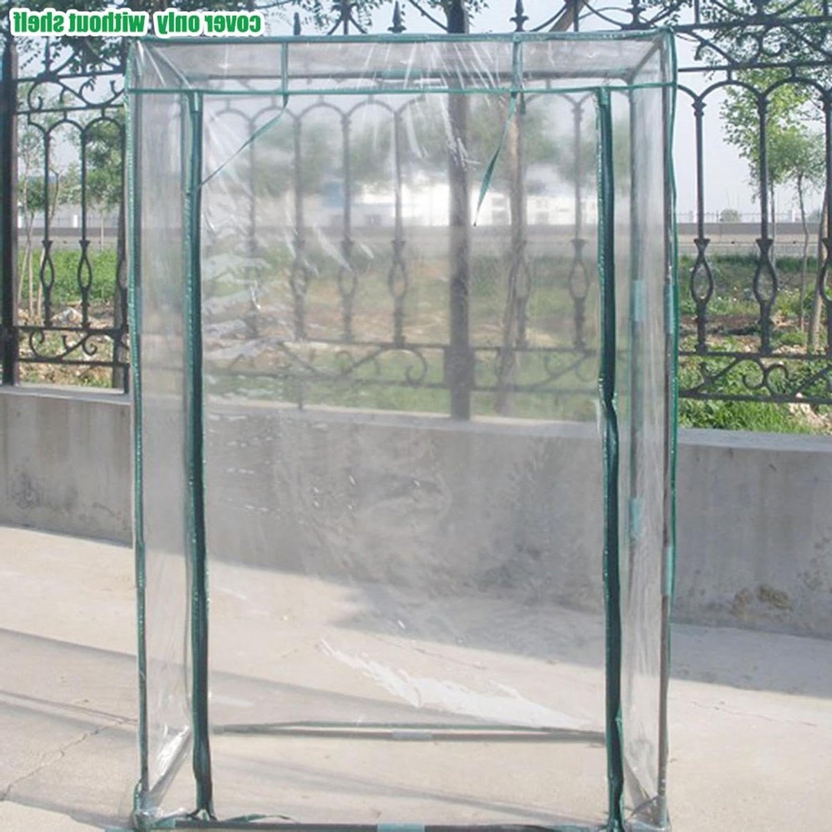 Kas Afdekking - Broeikas Vervanging - Planten Beschermen - Oprolbare Deur - 100 x 50 x 150 cm - Doorzichtig