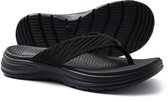 Homaxy -Slim Slippers - Anatomische Teenslippers -Dames Slippers - 38 - Zwart