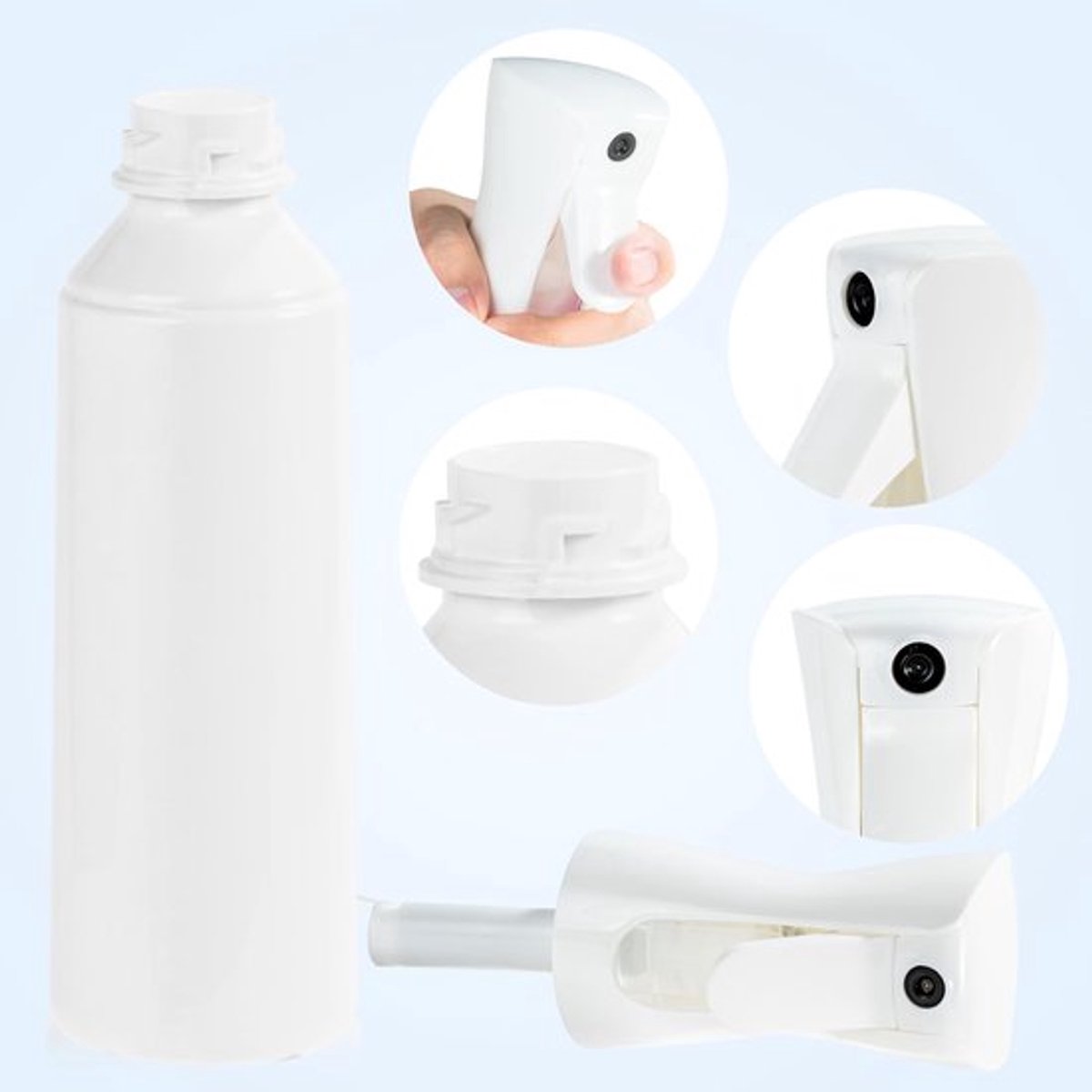 Spuitfles 300 ml - Ultra Fijn Nevel - Ergonomisch Ontwerp - Continu Sproeien - Leeg/Hervulbaar - Voor Haarstyling/Huisdieren - Sproeiflacon