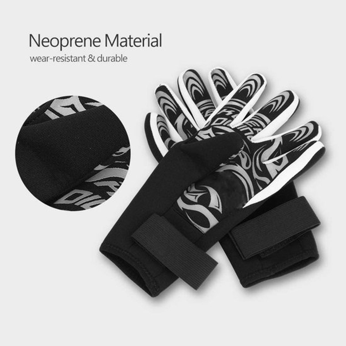 Duikhandschoenen 2 mm neopreen - 5-vingerige - Antislip - Scheurvast - Warm en comfortabel - Ideaal voor watersporten - Waterhandschoenen