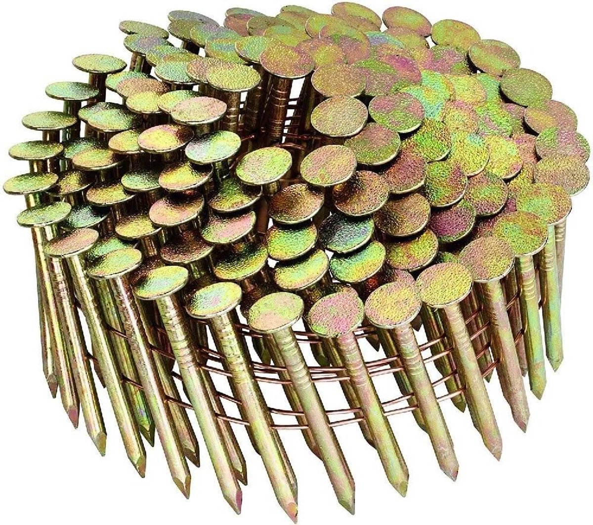 Coilnagels - Afwerkingsnagels Lijmnagels - Dakbedekking Bevestigen - Glad Verzinkt - 22 mm - Zilver