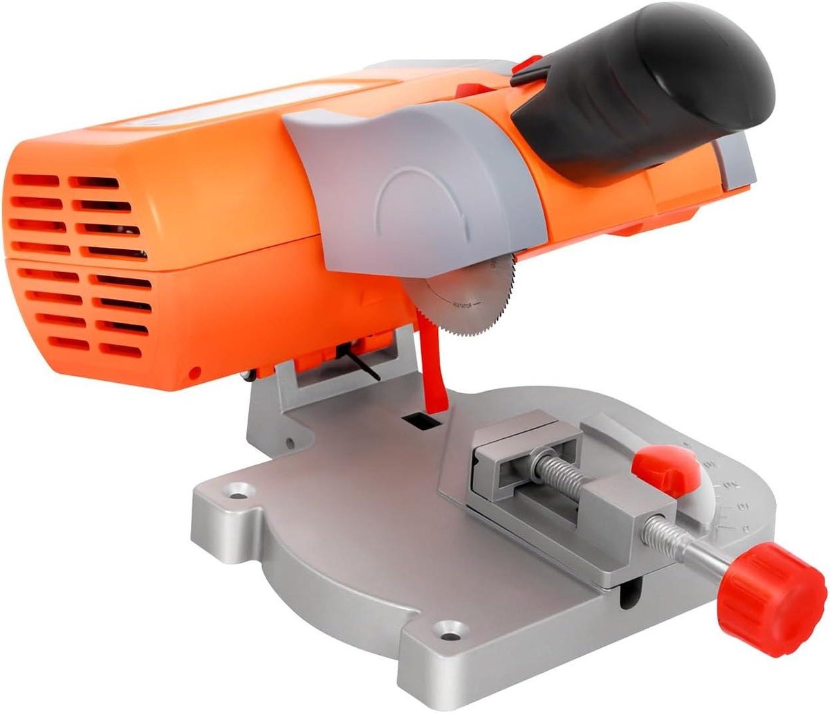 Mini tafelzaag - Kleine zaag - Precisie zagen - Instelbare hoek - 12 cm zaagdiepte - Zwart
