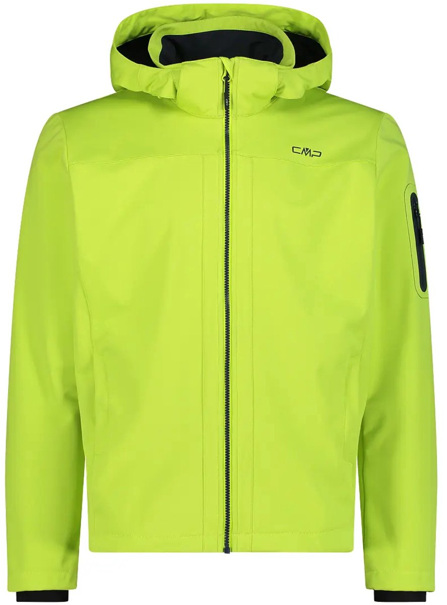 Wandeljack met capuchon CMP Geel