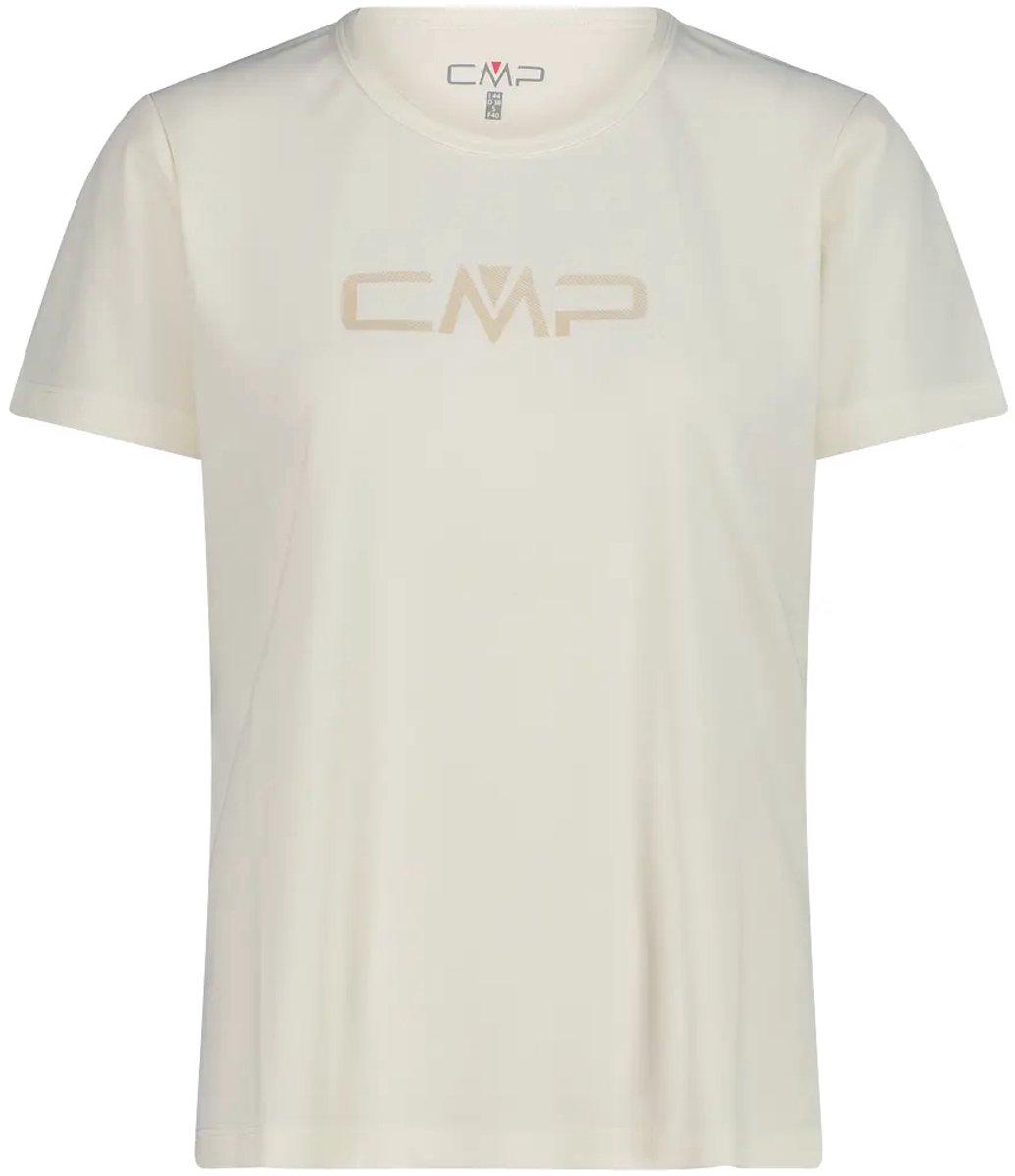 T-shirt met ronde hals met logo dames CMP Offwhite
