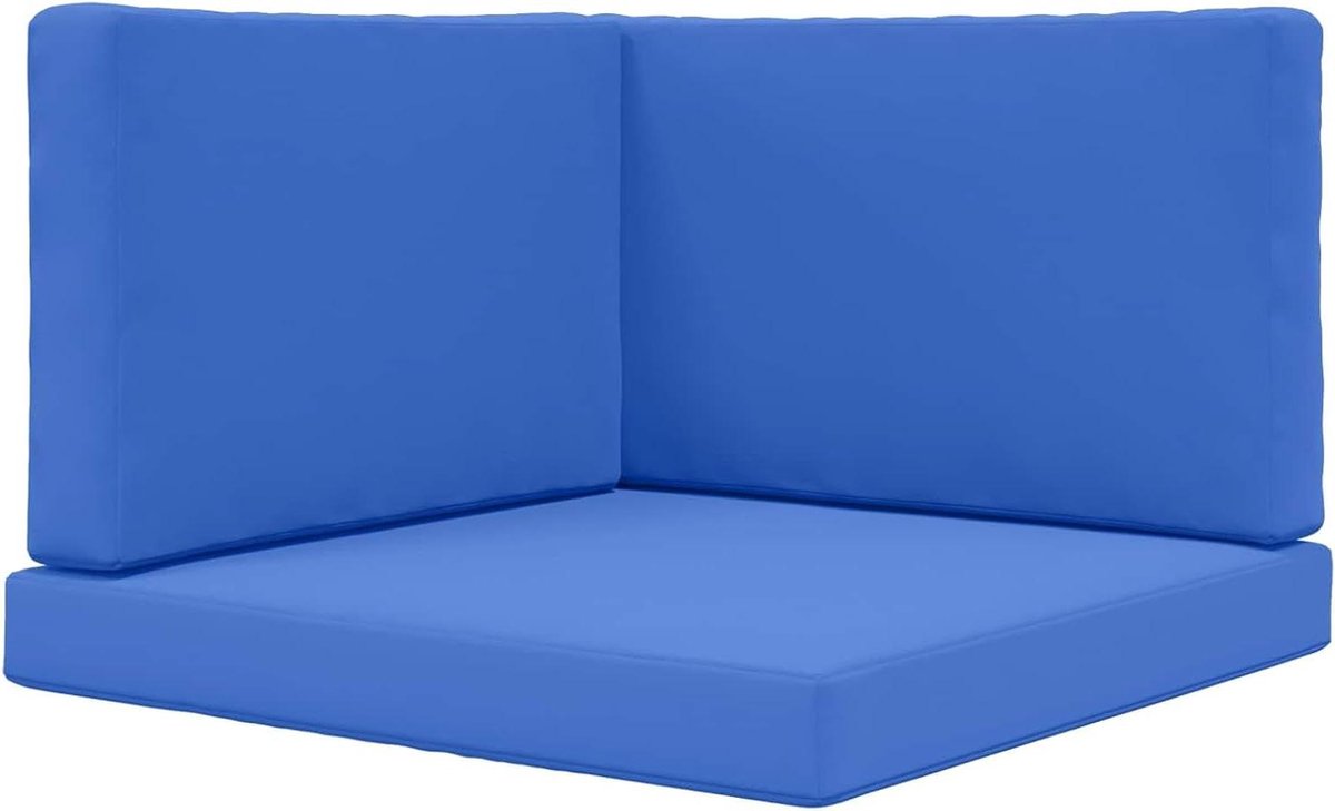 Terraskussens Set - Tuinkussens Buiten - Buiten Zitten - Wasbaar Polyester - 80 x 80 cm - Turquoise