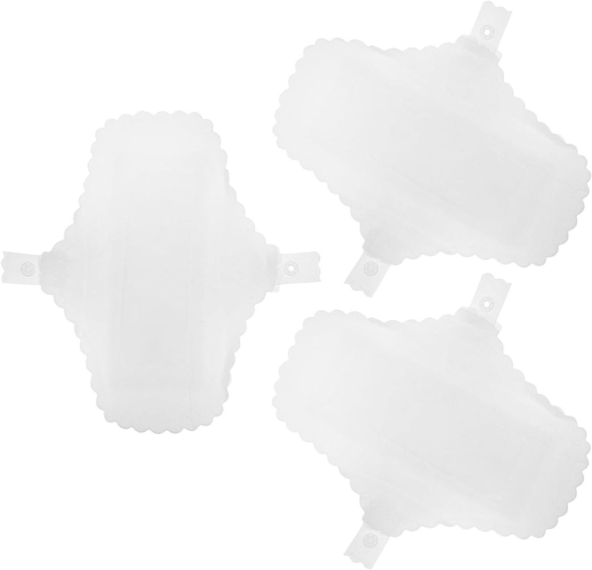 Herbruikbare Maandverbanden - Wasbare Inlegkruisjes - Intieme Hygiëne - Ademend Katoen - 24 x 13 cm - Wit