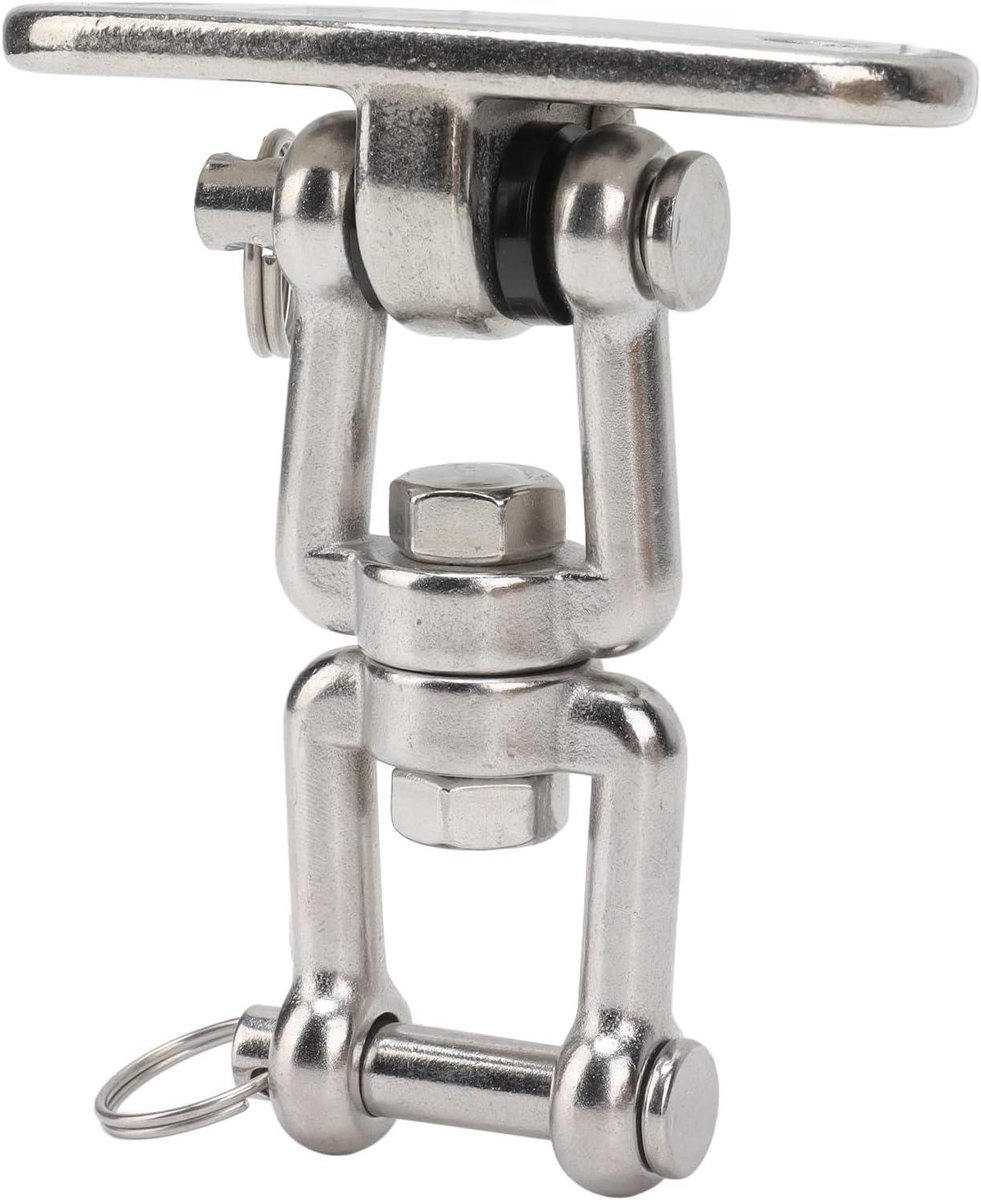 Veranda Swing Ophangset - Hangstoel Hardware - Buiten Ontspannen - 360° Rotatie RVS Haak - 500 pond draagvermogen - Zilver