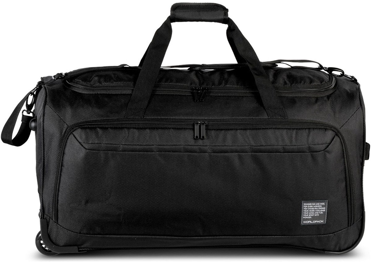 Worldpack 2 wielen Reistas 68 cm - schwarz