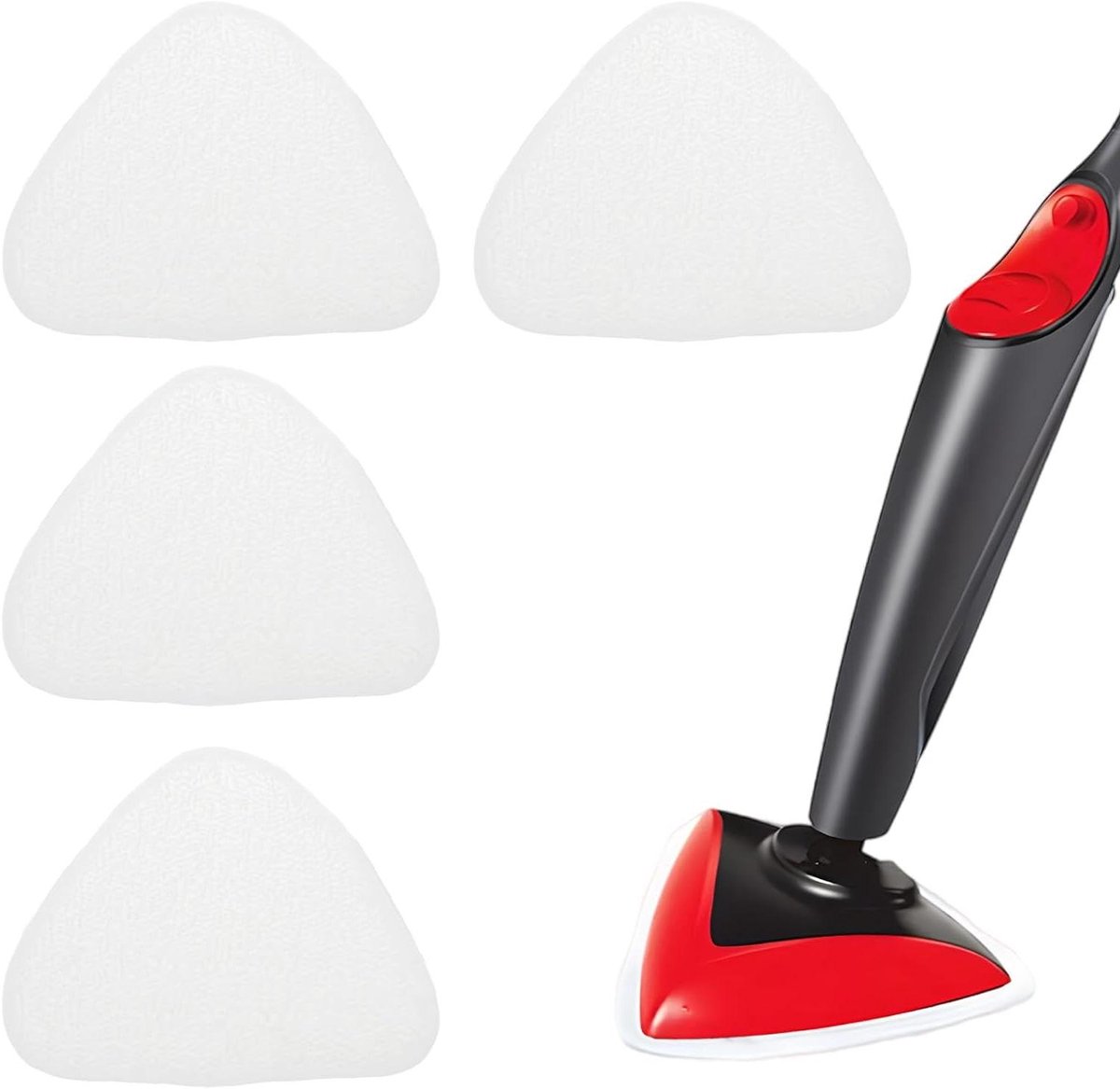 Stoomreinigerhoezen - Microvezel pads - Vlekken Verwijderen - Hoge Dichtheid - 5 stuks - Wit