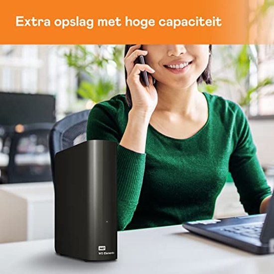 Externe Harde Schijf - Opslagstation Desktop - Bestanden Opslaan - Snelle Data Transfer - 18 TB - Zwart — afbeelding 5