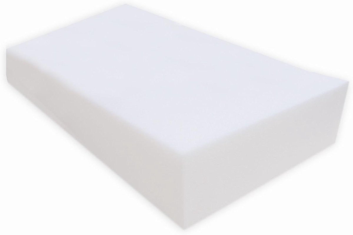 Akoestisch Schuim - Geluidsisolatie Platen - Geluidsreductie - RG25/S44 Kwaliteitsschuim - 200x100x5 cm - Wit