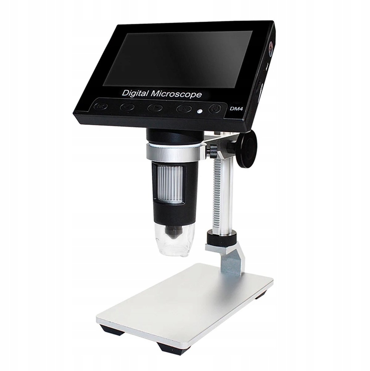 Rosfix Digitale Microscoop DM4-Z04008 - 4,3" Scherm, 50X–1000X - 3MP, USB, 8 LED, 0–3 cm Scherpte
