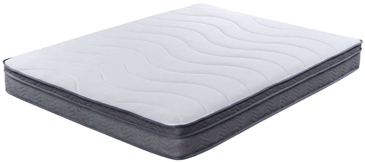 seven Carbon Spuhl Hybrid matras - 20 cm - Anti-Allergie Wit