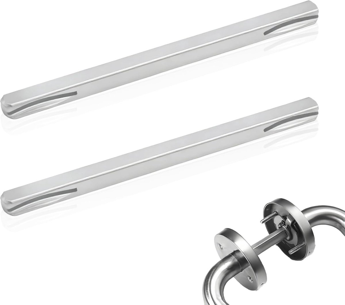 2 Stuks 140mm Deurhendel Spindel Stang, Vierkante Pin van 140mm x 8mm, Vervangingsonderdeel voor Deuroverlast, Duurzaam en Eenvoudig te Installeren Deuropties