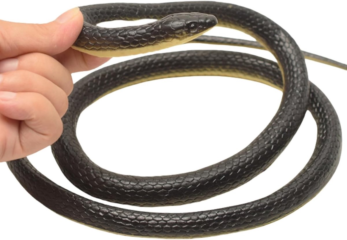 Realistische Rubber Python Speelgoed Slang van 123 cm, Perfect voor Tuinaccessoires en Grappen