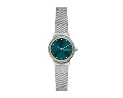 Skagen Freja Lille Vrouwen Horloge 26 mm Zilverkleurig