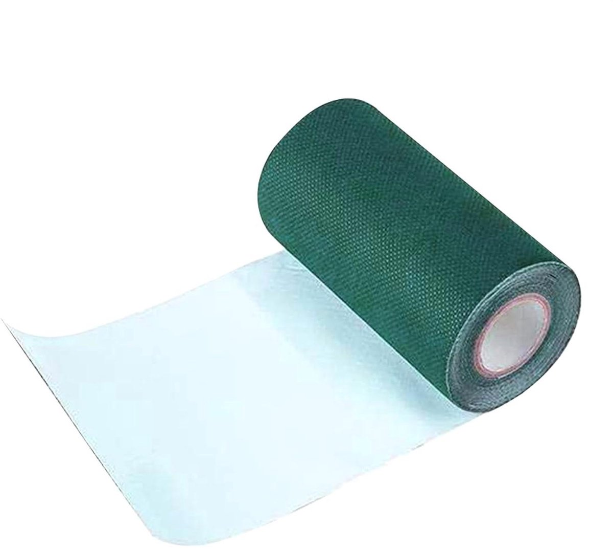 Kunstgras Tape - Tapijtlijm Tape - Buiten Tapijt Bevestigen - Vezelversterkt Weerbestendig - 500 x 15 cm - Groen
